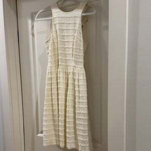 Trina Turk Ivory Sleeveless Lace Dress